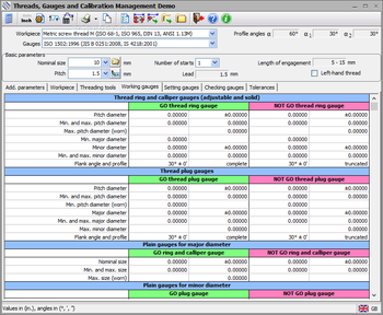 QMSys Threads, Gauges and Calibration Management screenshot 4