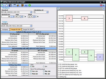 QMSYS Tolerances and Gauges screenshot 3