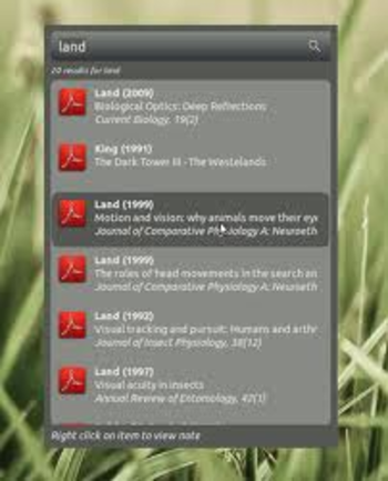 Qnotero screenshot
