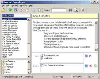 Qnotes screenshot 2