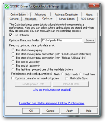 QODBC Driver for QuickBooks screenshot 2