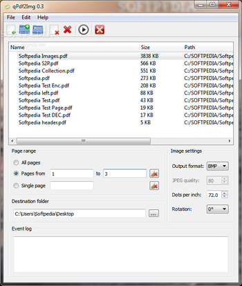 qPdf2Img screenshot