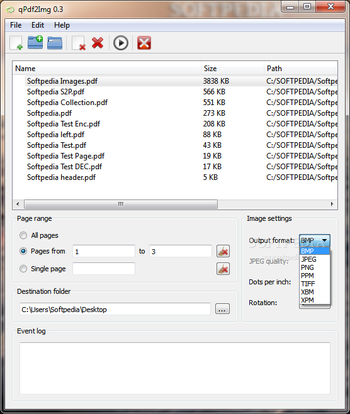 qPdf2Img screenshot 2