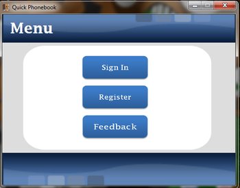 QPhonebook screenshot