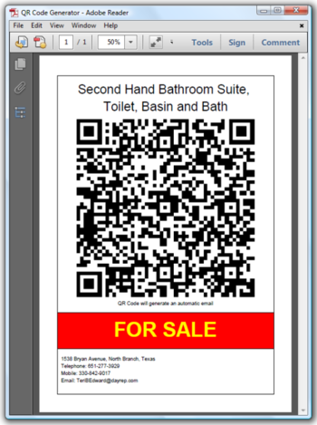 QR Code Developer screenshot