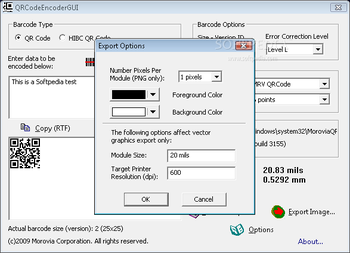 QR Code Fontware and Writer SDK screenshot 2