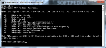 QRes screenshot