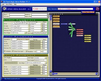 QS Flash Magic Menu Builder screenshot