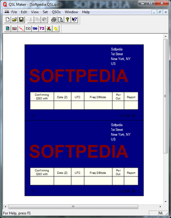 QSL Maker screenshot