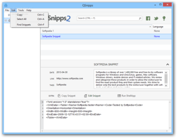 QSnipps screenshot 5