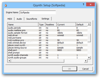 Qsynth screenshot 5