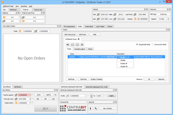 Qt Bitcoin Trader screenshot