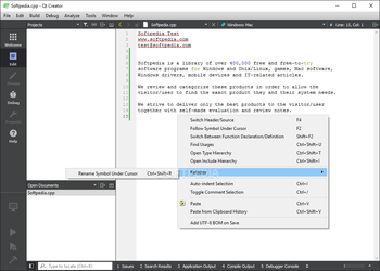 Qt Creator screenshot
