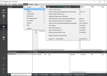 Qt Creator screenshot 10