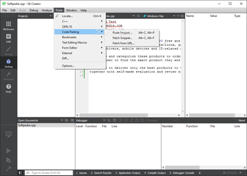 Qt Creator screenshot 11