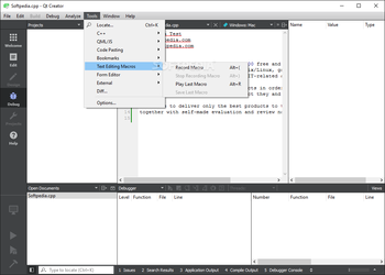 Qt Creator screenshot 12