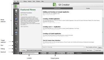 Qt Creator IDE screenshot