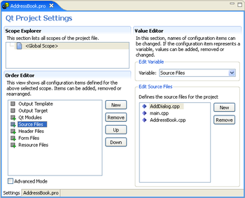 Qt Eclipse Integration screenshot 2