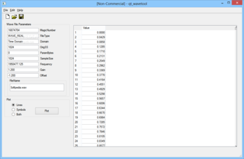 qt_wavetool screenshot