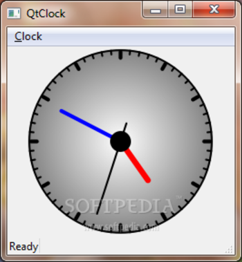 QtClock screenshot