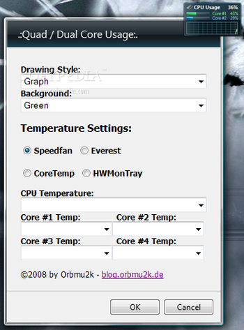 Quad / Dual Core Usage screenshot 2