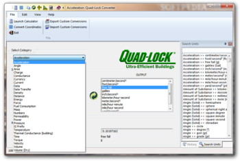 Quad-Lock Unit Converter screenshot 2