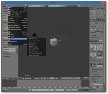 Quake Map Exporter for Blender 3D screenshot