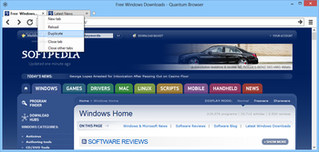 Quantum Browser screenshot 2