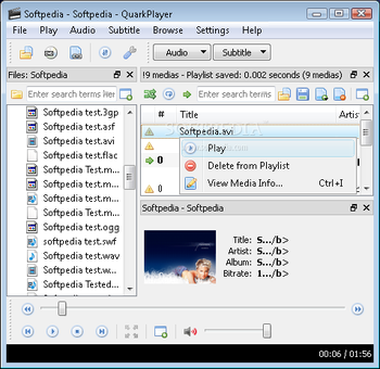 QuarkPlayer screenshot 2