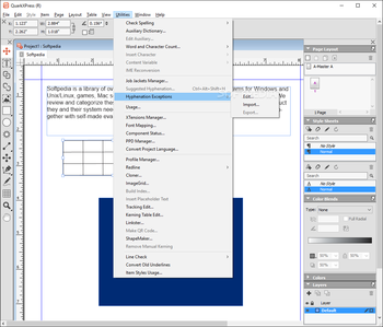 QuarkXPress screenshot 12