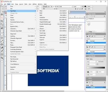 QuarkXPress screenshot 4