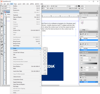 QuarkXPress screenshot 6