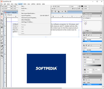 QuarkXPress screenshot 9