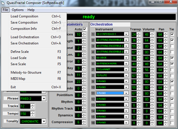 QuasiFractal Composer screenshot 2