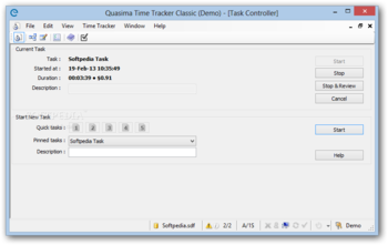 Quasima Time Tracker Classic screenshot