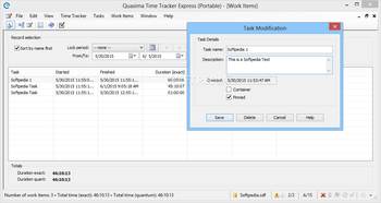 Quasima Time Tracker Express Portable screenshot 6