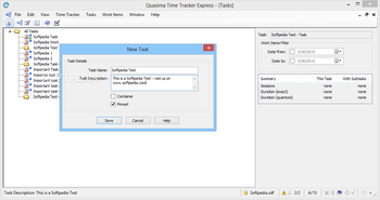 Quasima Time Tracker Express screenshot 2