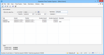 Quasima Time Tracker Express screenshot 4