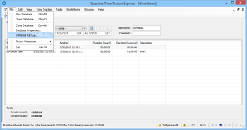 Quasima Time Tracker Express screenshot 5