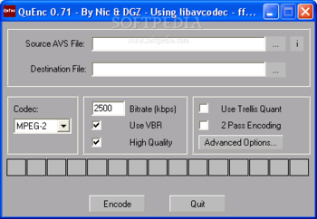 QuEnc screenshot