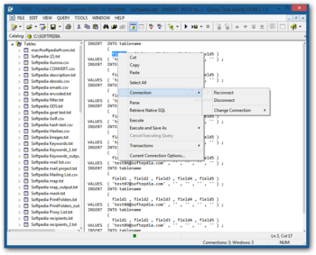 Query Tool (using ODBC) screenshot 2