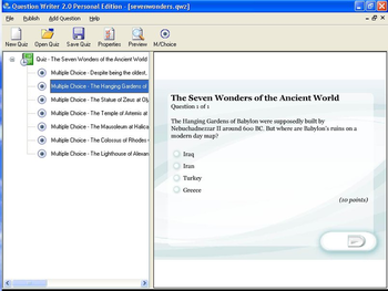 Question Writer 3 Basic screenshot
