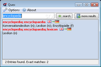 Quex screenshot