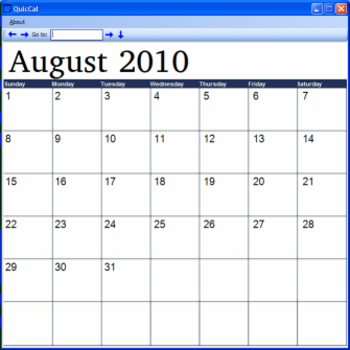 QuicCal screenshot