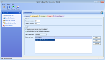 Quick 'n Easy Mail Server screenshot 3