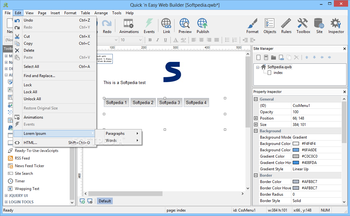 Quick 'n Easy Web Builder screenshot 6