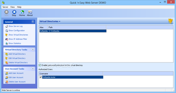Quick 'n Easy Web Server screenshot 5
