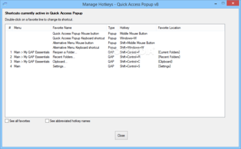 Quick Access Popup screenshot 10