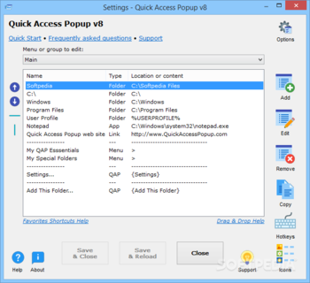 Quick Access Popup screenshot 4
