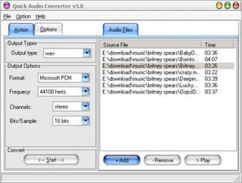 Quick All Audio Converter screenshot
